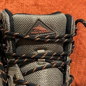 High Sierra Gray and Black Outdoor Boots